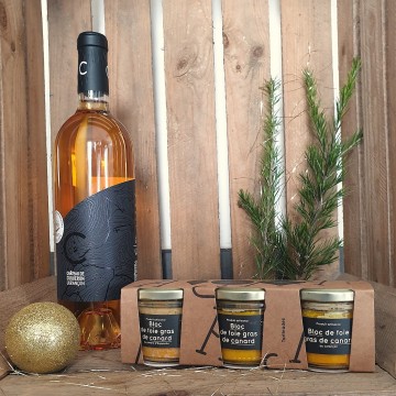Coffret 3 blocs de foie...