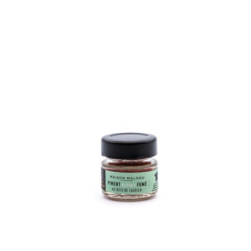 Maison Malnou - Verrine de Piment du Béarn Fumé au Bois de Laurier - Certifié Bio Maison Malnou - Verrine de Piment du Béarn Fumé au Bois de Laurier - Certifié Bio