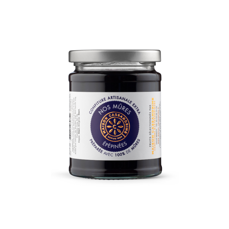 Maison Cassandrine - Confiture Artisanale Extra de Mûres Épépinée Maison Cassandrine - Confiture Artisanale Extra de Mûres Épépinée