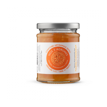 Maison Cassandrine - Confiture Artisanale Extra aux 3 Agrumes