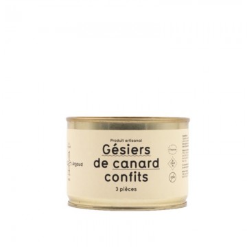 Maison Argaud - Gésiers de canard confits "Label Rouge"