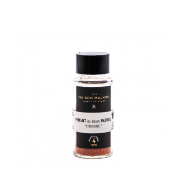 Maison Malnou - Saupoudreur de Piment du Béarn Nature "l'Originel" - Certifié Bio