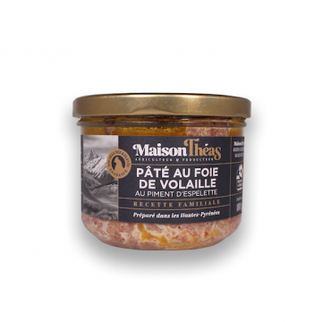 Maison Théas - Pâté au Foie de Volaille et Piment d'Espelette