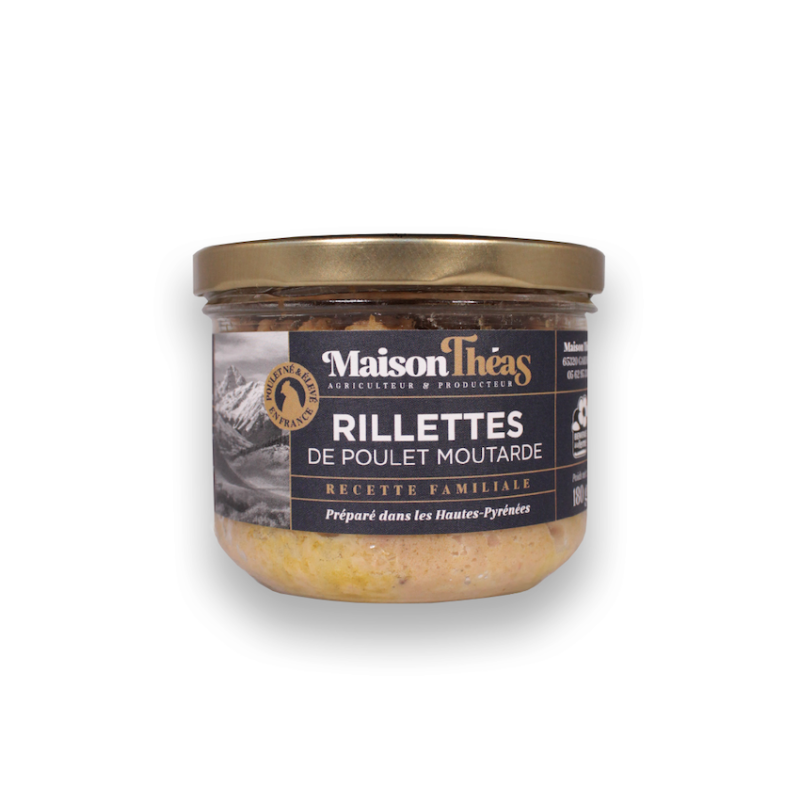 Maison Théas - Rillettes de Poulet Moutarde Maison Théas - Rillettes de Poulet Moutarde