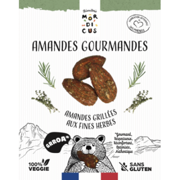 Biscuiterie Mordicus - Amandes Grillées Ail & Fines Herbes