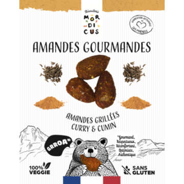 Biscuiterie Mordicus - Amandes Grillées Curry & Cumin