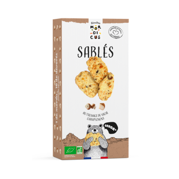 Biscuiterie Mordicus - Sablés au Fromage de Vache Béarnais & Champignons