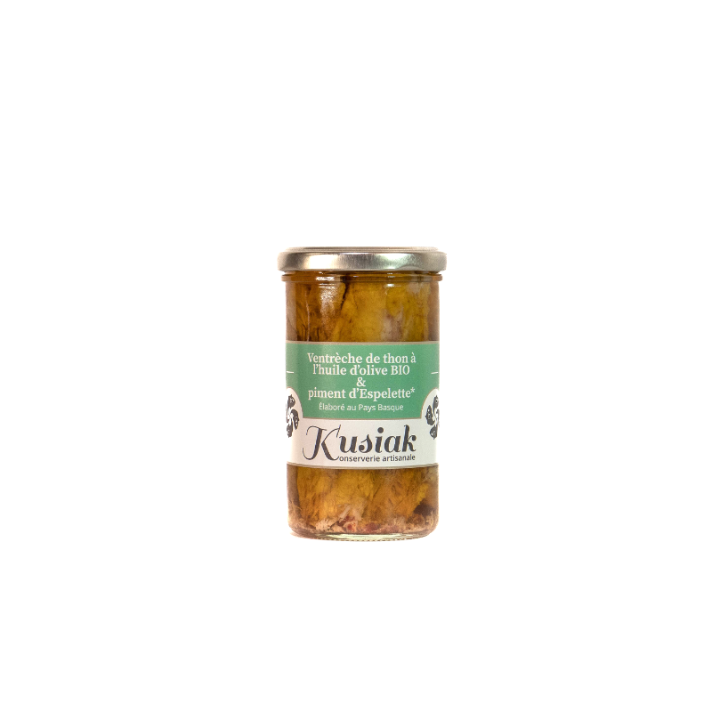 Conserverie Artisanale Kusiak - Ventrèche de Thon à l'Huile d'Olive et au Citron Conserverie Artisanale Kusiak - Ventrèche de Thon à l'Huile d'Olive et au Citron
