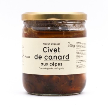 Maison Argaud - Civet de Canard aux Cèpes