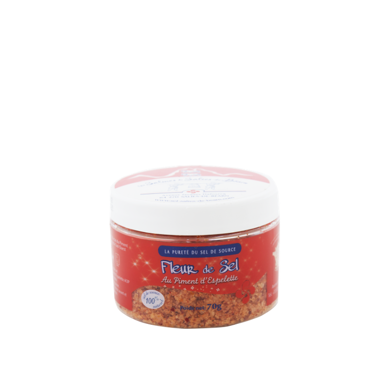 Fleur de Sel au piment d'Espelette Fleur de Sel au piment d'Espelette